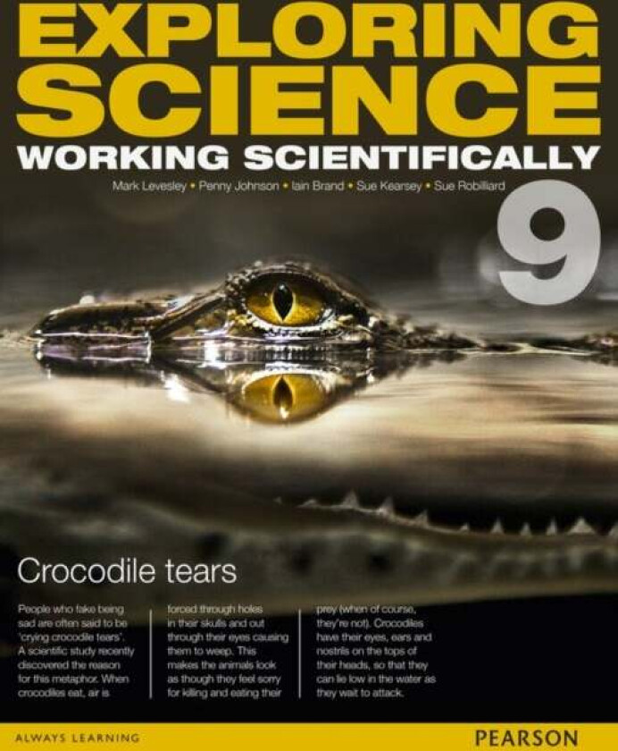 Exploring Science: Working Scientifically Student Book Year 9 av Mark Levesley, P Johnson, Susan Kearsey, Iain Brand, Sue Robilliard