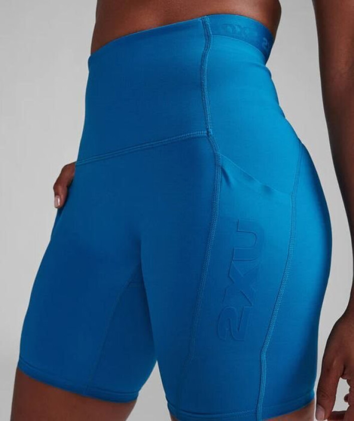 Form Stash Hi-Rise Bike Shorts Seaport/Seaport