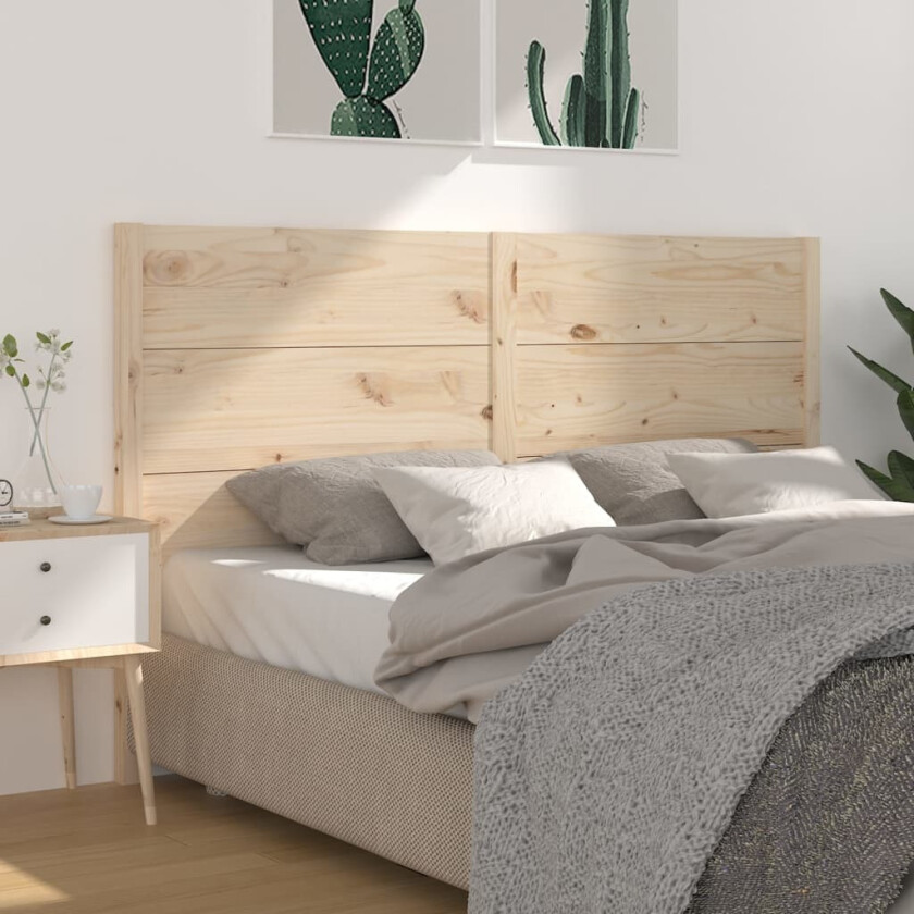 Sengegavl 206x4x100 cm heltre furu