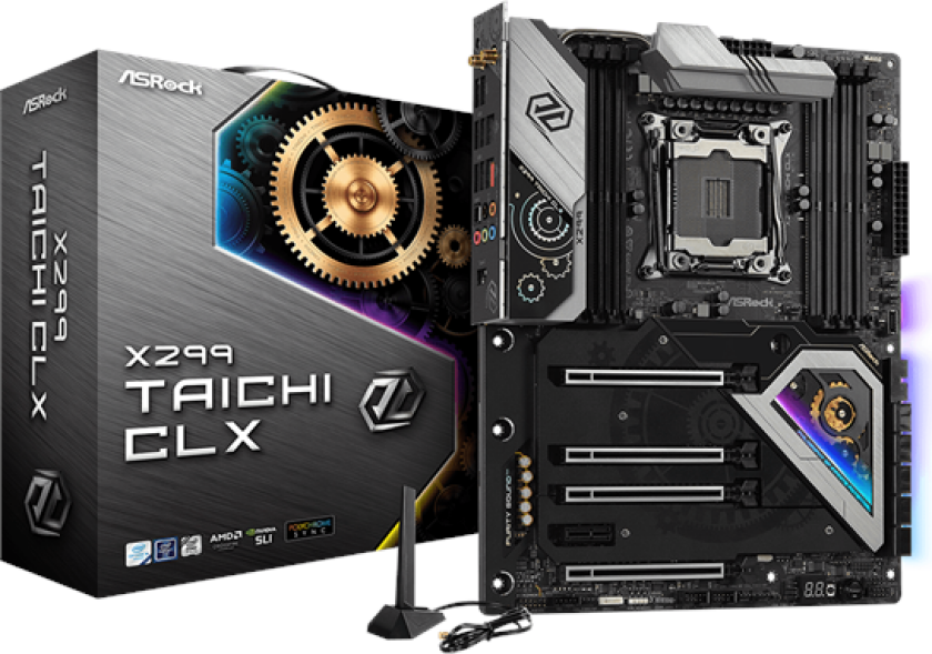 X299 Taichi CLX Hovedkort - Intel X299 - Intel LGA2066 socket - DDR4 RAM - ATX