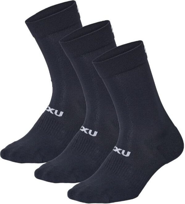 Crew Socks 3 Pack Black/White
