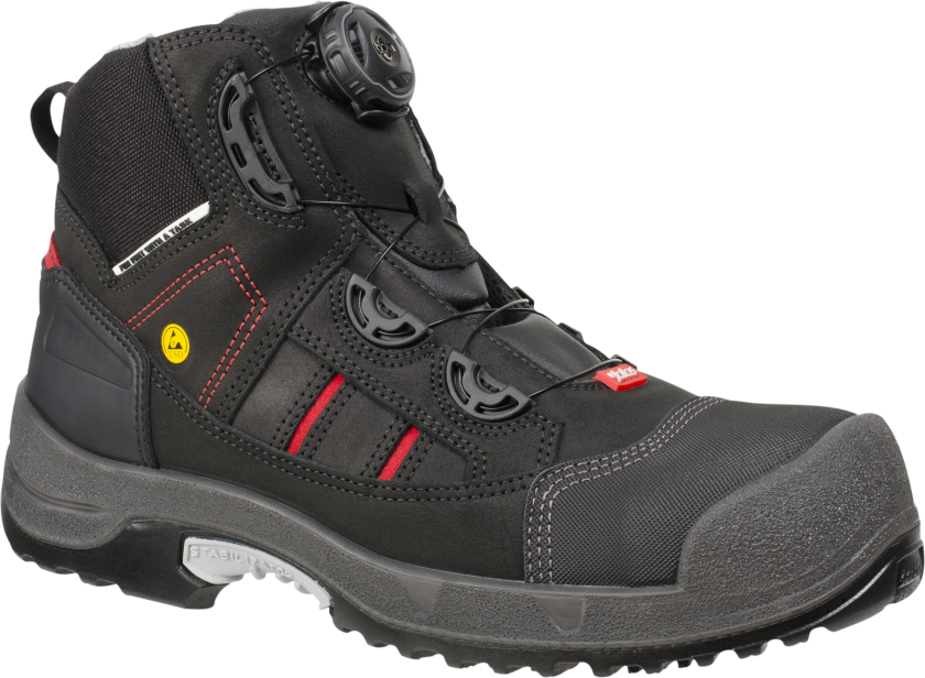 1718 Zenit Easyroll Vernestøvel S3, BOA, svart Str. 40