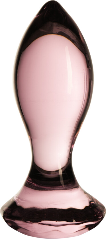 No 79 Analplugg i Glass - Lyserosa