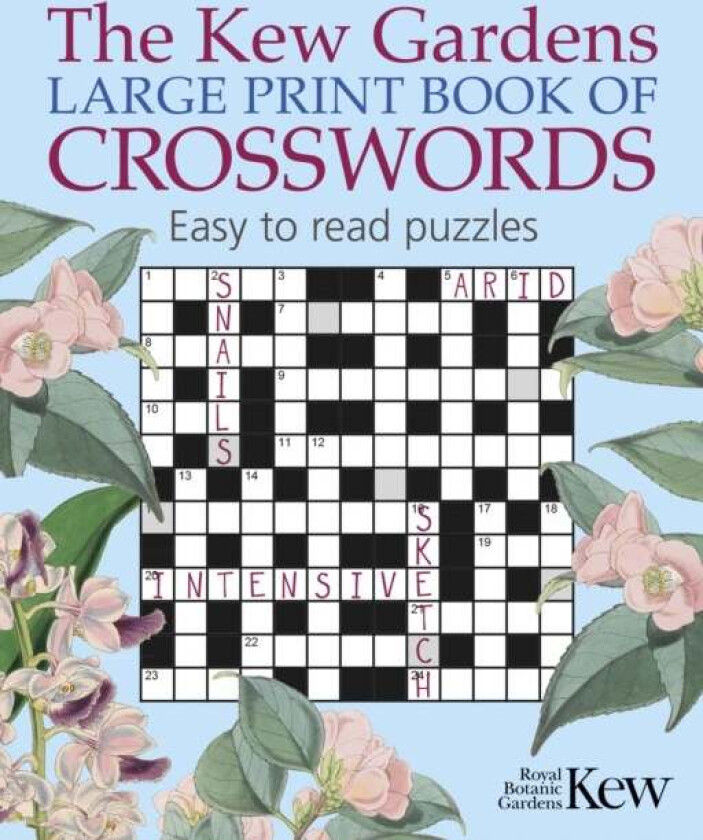 The Kew Gardens Large Print Book of Crosswords av Eric Saunders