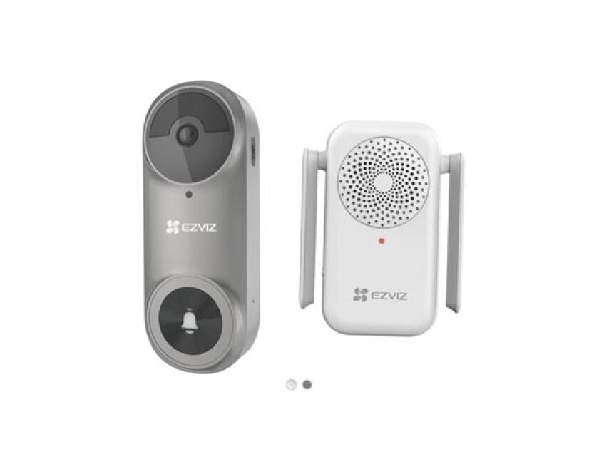 Ezviz DB2 3MP Battery Doorbell Grey - 94344