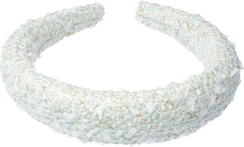 DARK Tweed Hair Band Broad Teal