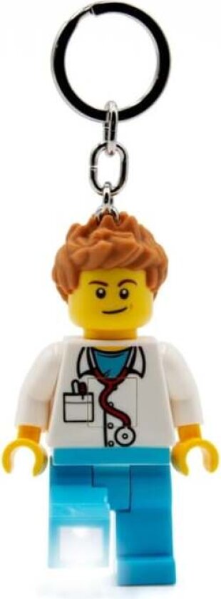 LEGO - Keychain w/LED - Male Doctor (4006036-LGL-KE184H)