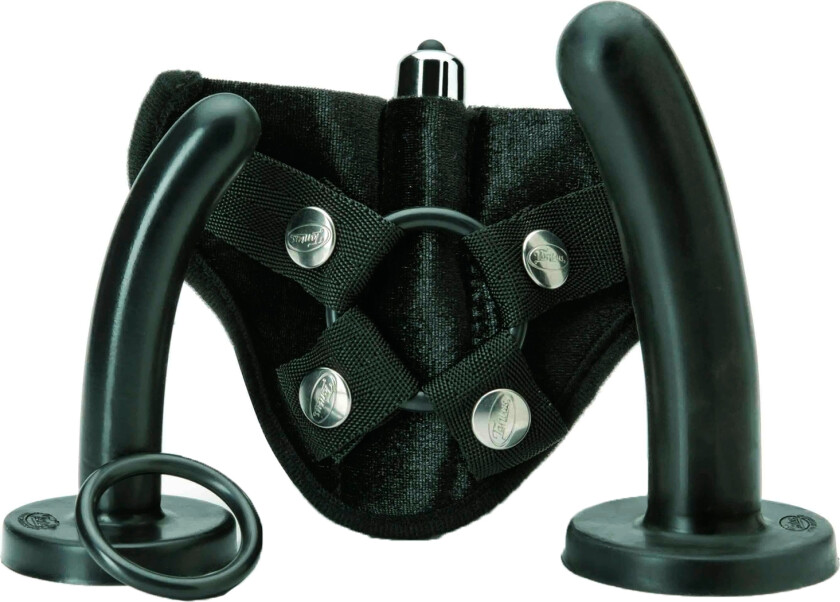 Strap-on Bend Over Begynnersett - Svart