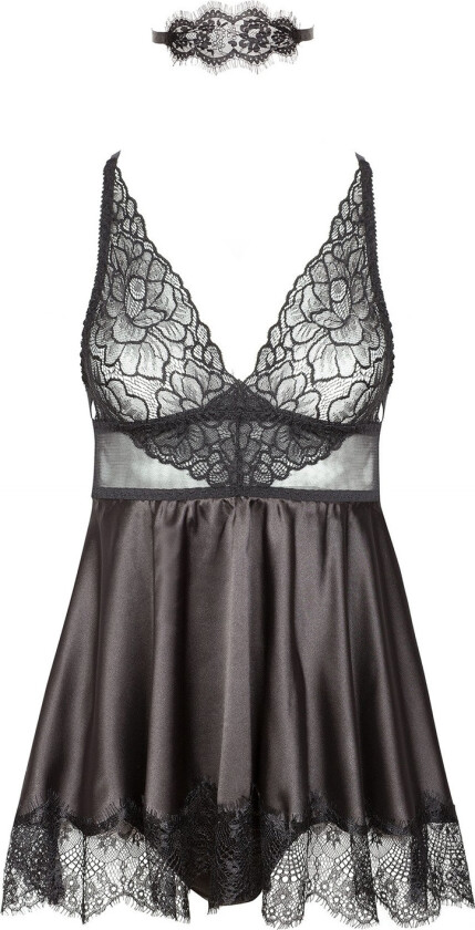 Eve svart underkjole - Svart - L/XL