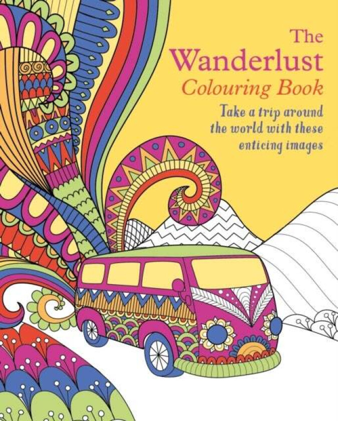 The Wanderlust Colouring Book av Tansy Willow