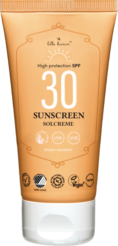 - Sunscreen SPF 30 30 ml