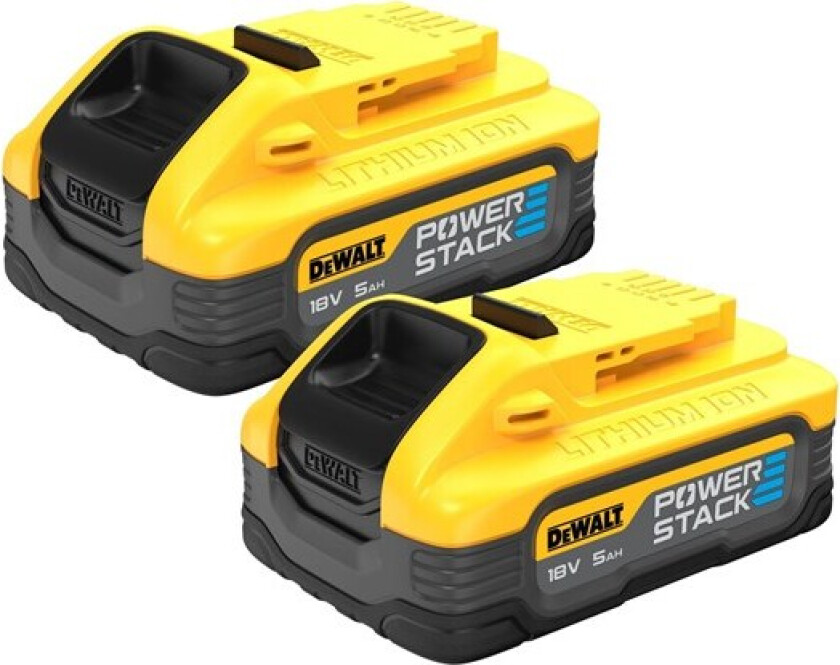 Dewalt DCBP518H2-XJ Batteripakke 5,0 Ah, 2-pakk