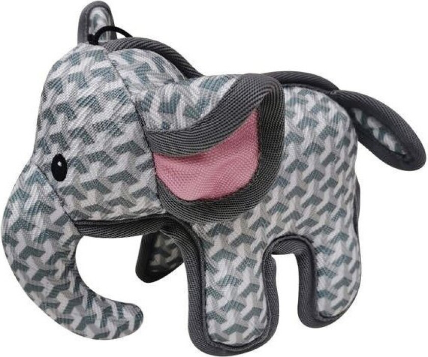 Bark-a-Boo Tough Toys Elefant Grå