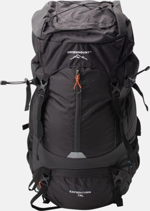 Expedition Backpack 70l, Black, Onesize, Camping