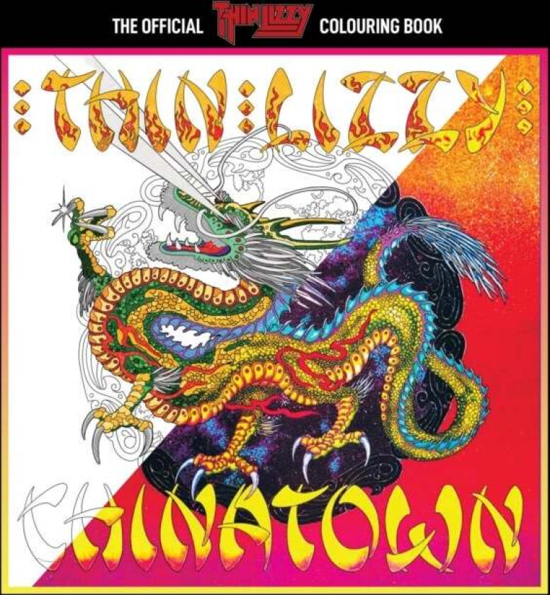The Official Thin Lizzy Colouring Book av Rock N' Roll Colouring