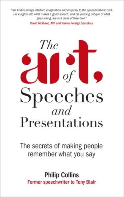 The Art of Speeches and Presentations av Philip Collins
