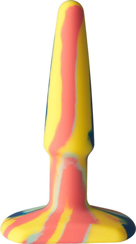 A-Play Groovy Sunrise Analplugg 10,8 cm - Forskjellige farger