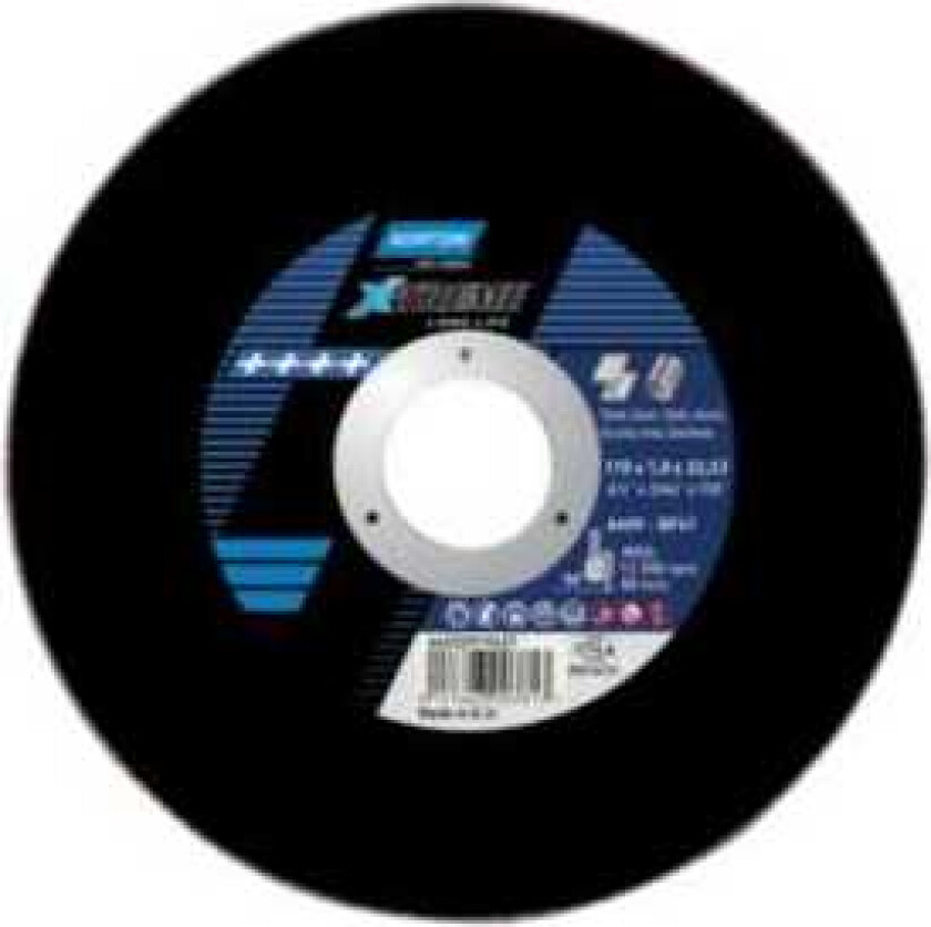 Skæreskive 125x1,6x22,23mm - A46V-125x1.6x22.23-T41 NOR-X-Treme life