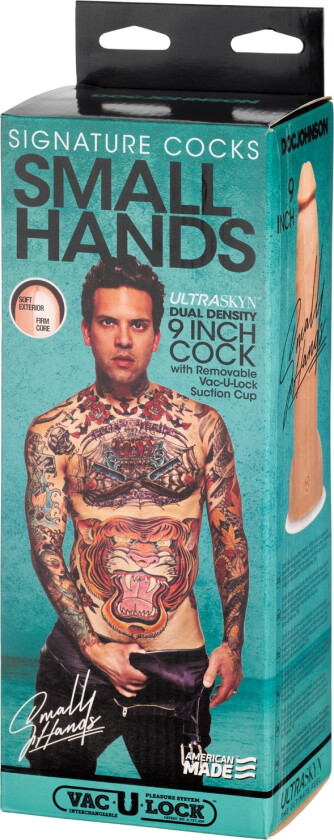 Signature Penises Small Hands Dildo 23,5 cm   - Beige