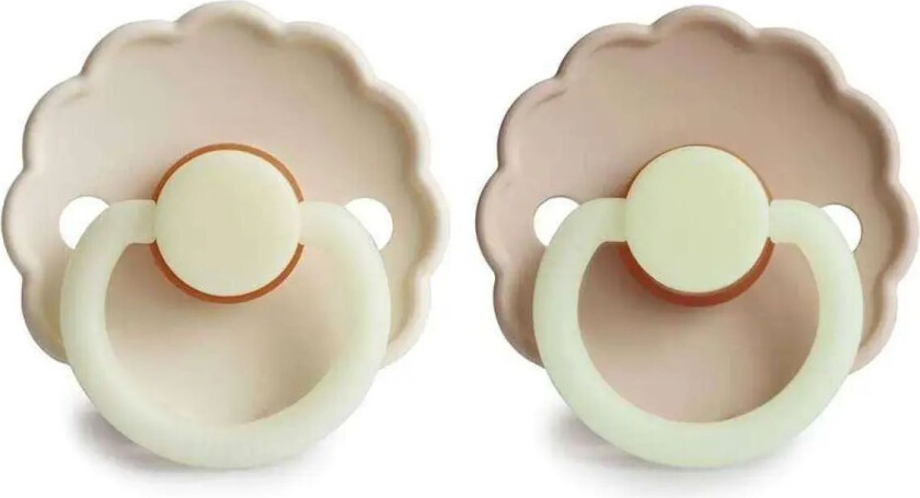 2 Pk Smokk - Natt Smokk Naturgummi - Cream&vani