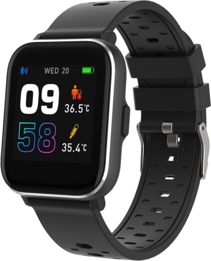 SW-164 - black - smart watch with band - black