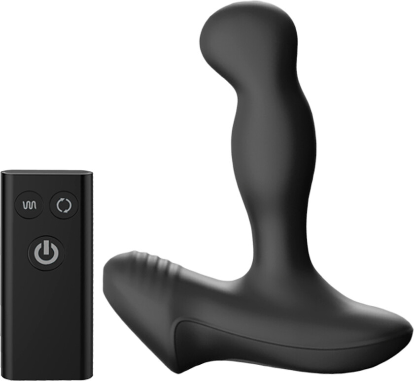 Revo Slim Oppladbar Prostata Massager Vibrator - Svart