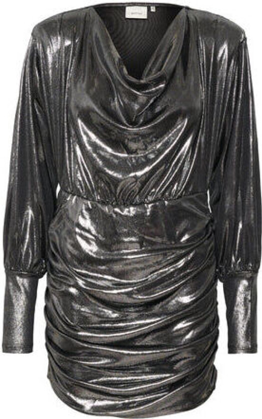 MaddixGZ Ls Short Dress - Silver M