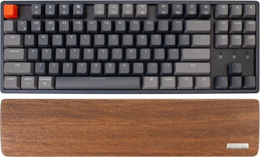 K8 / C1 Walnut Wood Palmrest - Gamingtastatur - Brun