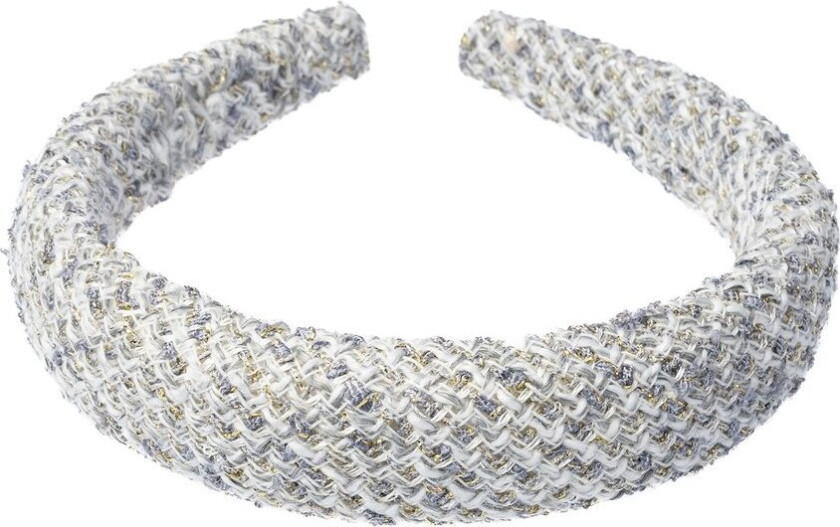 DARK Tweed Hair Band Broad Steel Blue