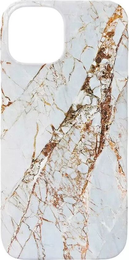iPhone 15  Magseries Plast Deksel - MagSafe-Kompatibelt - White Rhino Marble