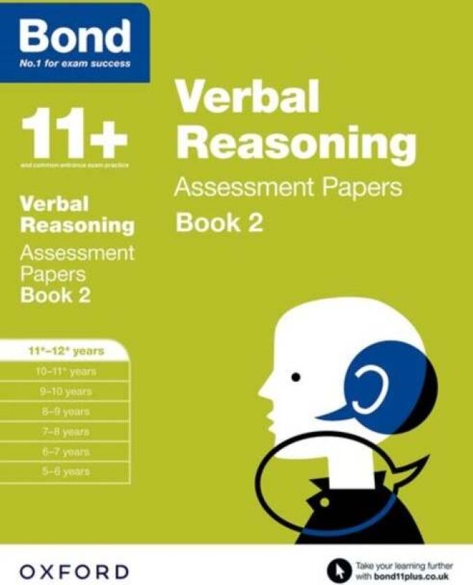 Bond 11+: Verbal Reasoning: Assessment Papers av Jane Bayliss, Bond 11+