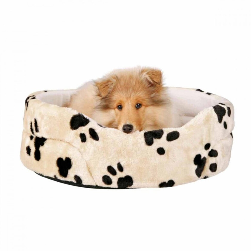 Bilde av Trixie Hundeseng Beige med poter (50 x 43 cm)