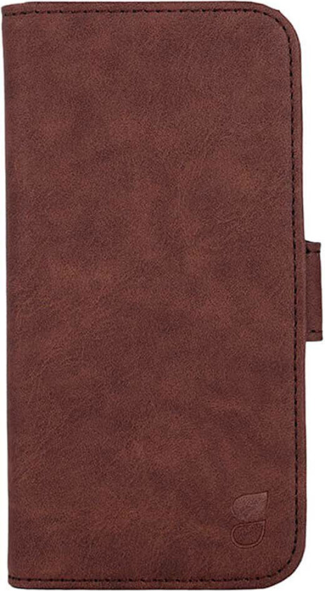 GEAR Lommebok etui iPhone 15, brun