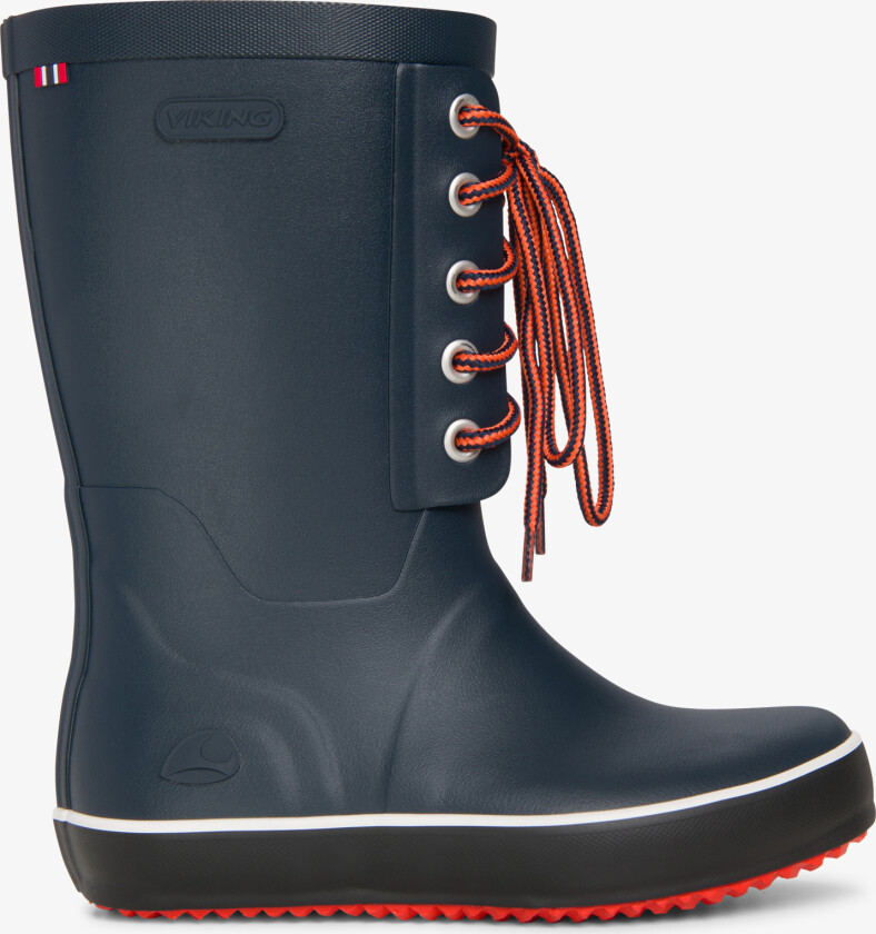Kids' Retro Logg 31, Navy/Red