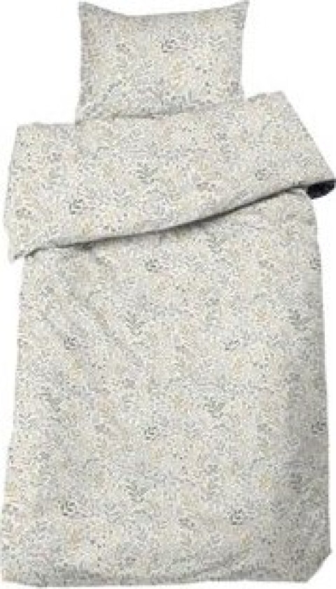 Sengesett med trykt blomstermønster Hage 2-deler