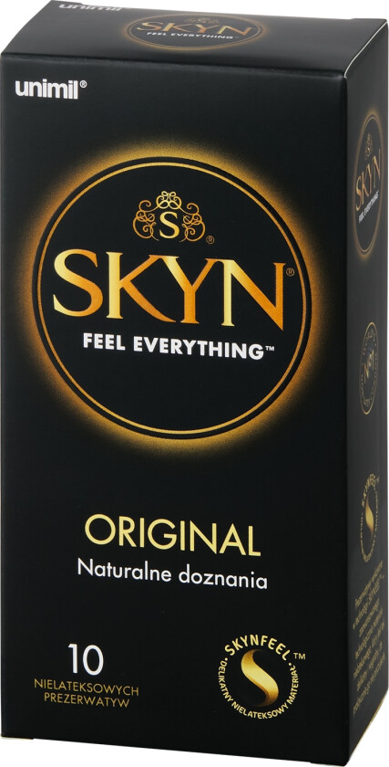 SKYN Original Lateksfri Kondomer 10 stk    - Klar