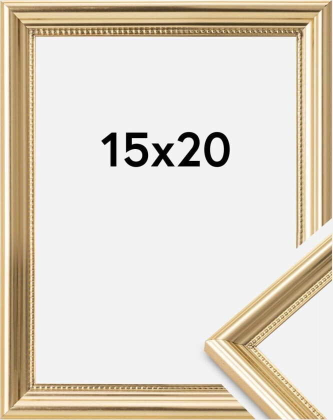 Ramme Gala Akrylglass Gull 15x20 Cm