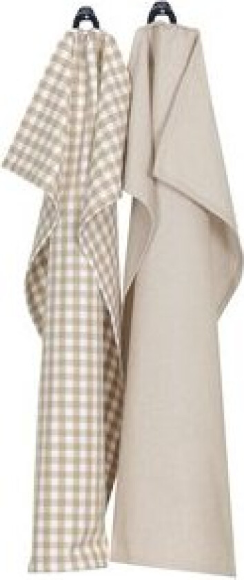 Kjøkkenhåndkle Bella resirkulert 2-pk