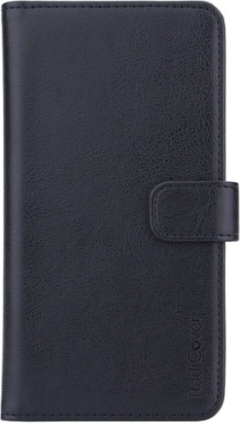 RADICOVER Strålingsbeskyttelse Lommebok PU Universal Large 6,7" 2in1 Magnetdeksel Svart