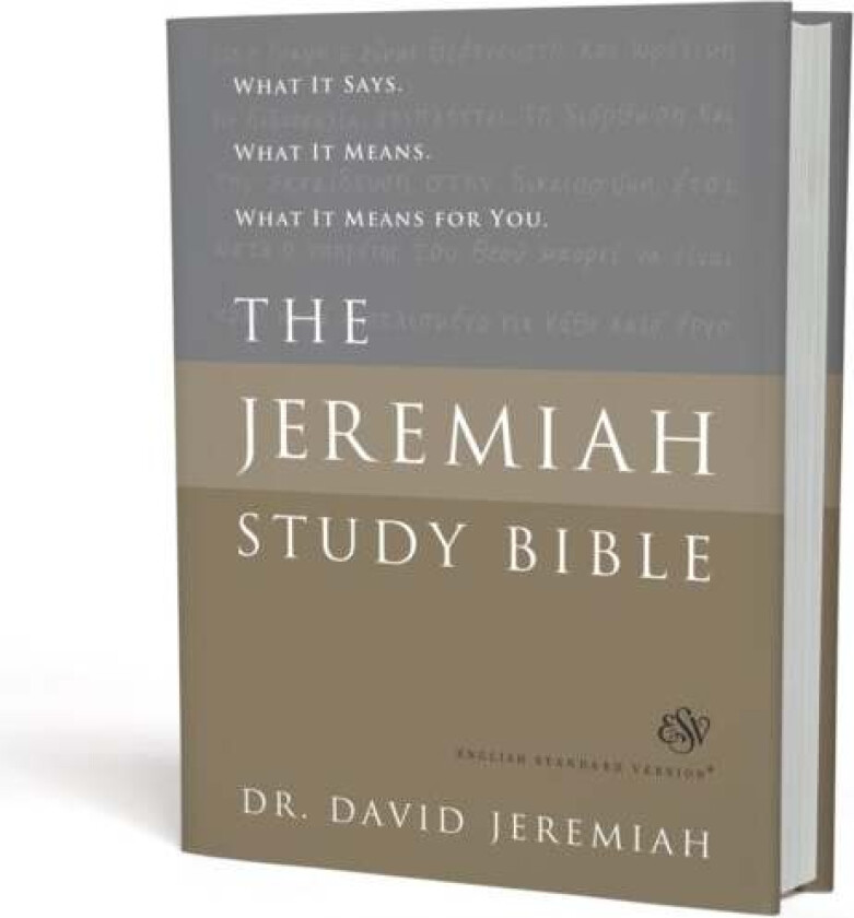 The Jeremiah Study Bible, ESV av Dr. David Jeremiah