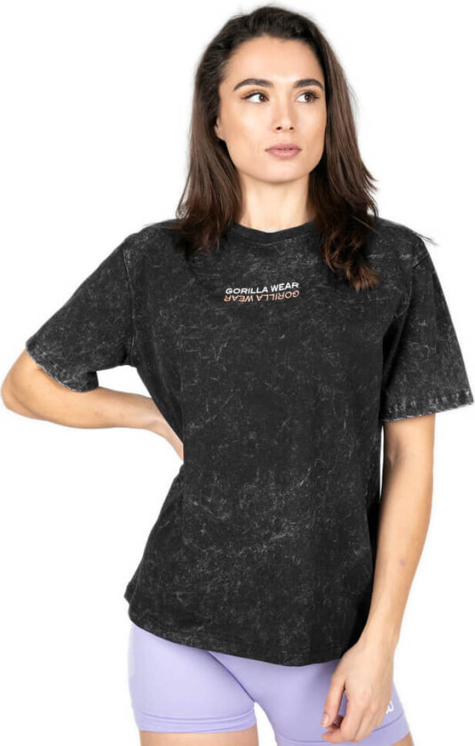 Medina Oversized T-Shirt, Washed Black