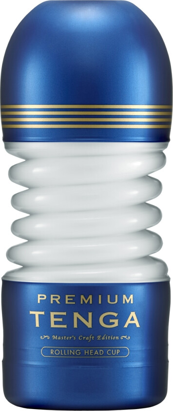Premium Rolling Head Cup Masturbator    - Hvit