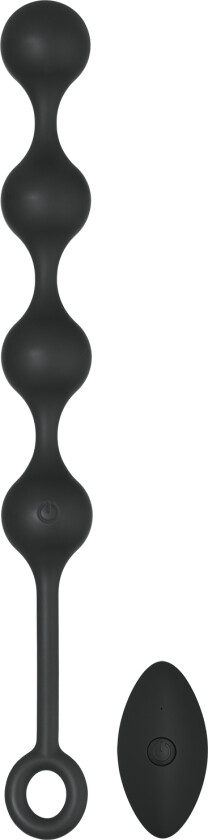 Quattro Vibrerende Fjernstyrte Analkuler - Svart