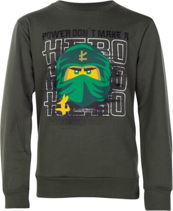 M-22674 - Sweatshirt, Green, 110,  Sweatshirts