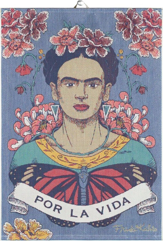 Frida Kahlo kjøkkenhåndkle 35 x 50 cm Vida