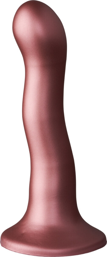 Ultra Soft Silicone Curvy G-Spot Dildo 17 cm