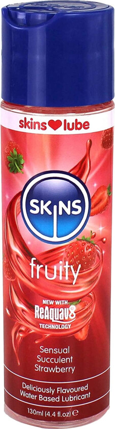 Fruity Water-based Lubricant Strawberry 130 ml - Klar