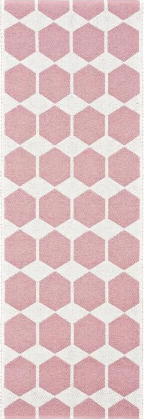 Anna rosa gulvteppe 70x200 cm