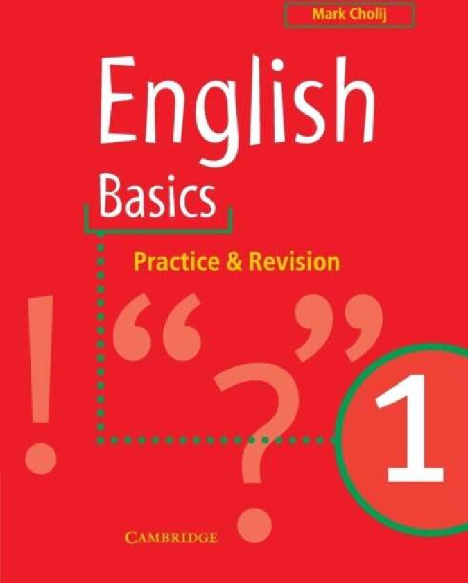 English Basics 1 av Mark (College of Central London) Cholij