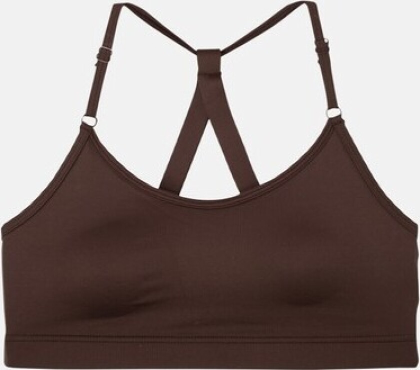 Strappy Sports Bra, Powerful Brown, Xs, Sport-Bh